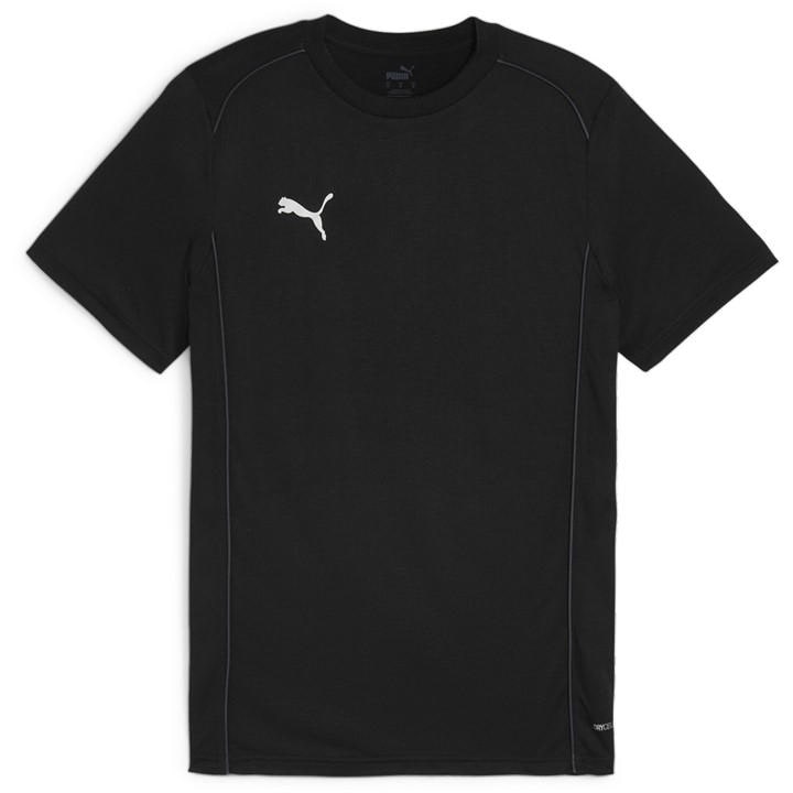 Puma Men' Black Teamfinal Casuals Regular Fit T-Shirt in Size S, Sports Direct