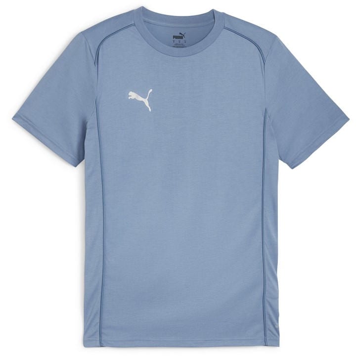 Puma Men's Blue Teamfinal Casuals Regular Fit T-Shirt in Size L, Sports Direct