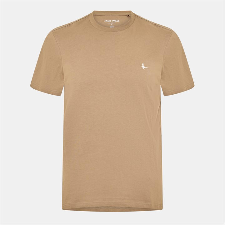 Jack Wills Men' Brown Jw Sandleford T-Shirt in Size S, Sports Direct
