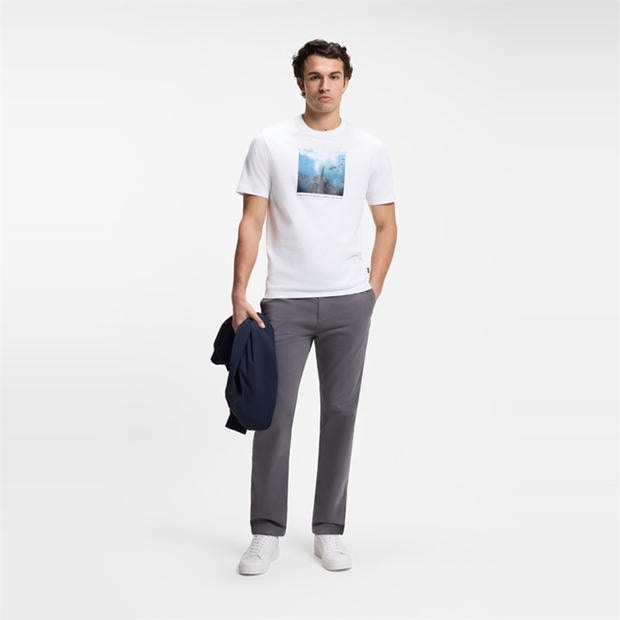 White 101 - Boss - Mens BOSS ORANGE Graphic Creature Short Sleeve T-Shirt