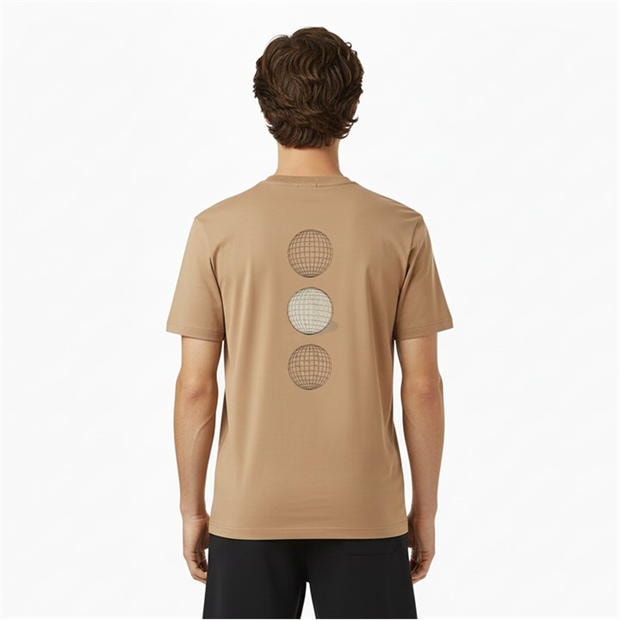 Light Green 334 - Boss - Mens BOSS GREEN Golf Terrace Short Sleeve Top with Unique Front & Back Detail