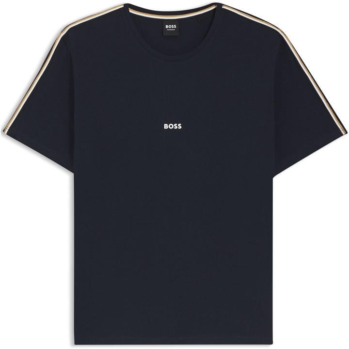 Boss Men' Blue Bodywear Unique Short Sleeve Casual T-Shirt in Size S, Sports Direct