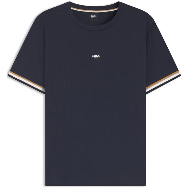 Boss Men's Blue T-Shirt in Size L, Sports Direct