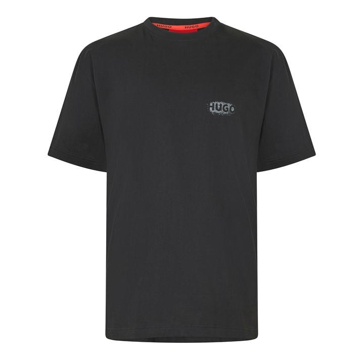 Hugo Men's Black T-Shirt in Size L, Sports Direct