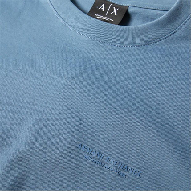 China Blue - Armani Exchange - Men's T-Shirt