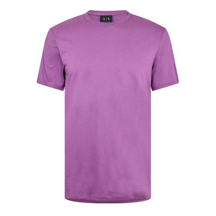 Armani Exchange Men' Purple T-Shirt in Size S, Sports Direct