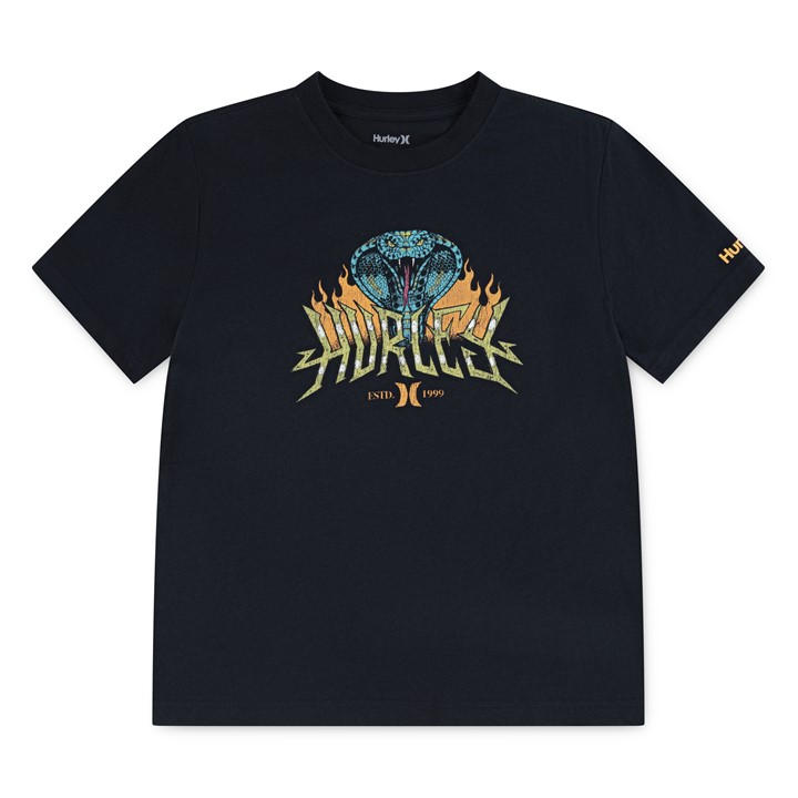 Hurley Boys Black Kids' T-Shirt in Size 13-15 (XL), Sports Direct