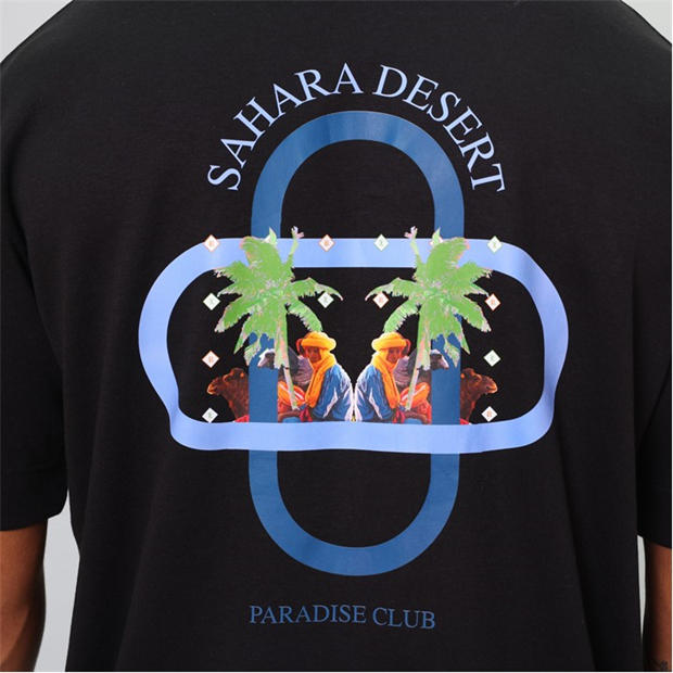 Черно - Rose London - Sahara T-shirt