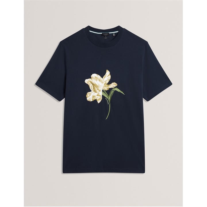 Ted Baker Men's Blue Flower T-Shirt in Size 2XL, Sports Direct