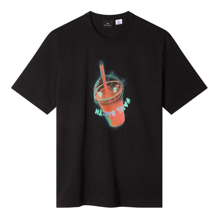 Ps Paul Smith Men's Black T-Shirt in Size L, Sports Direct