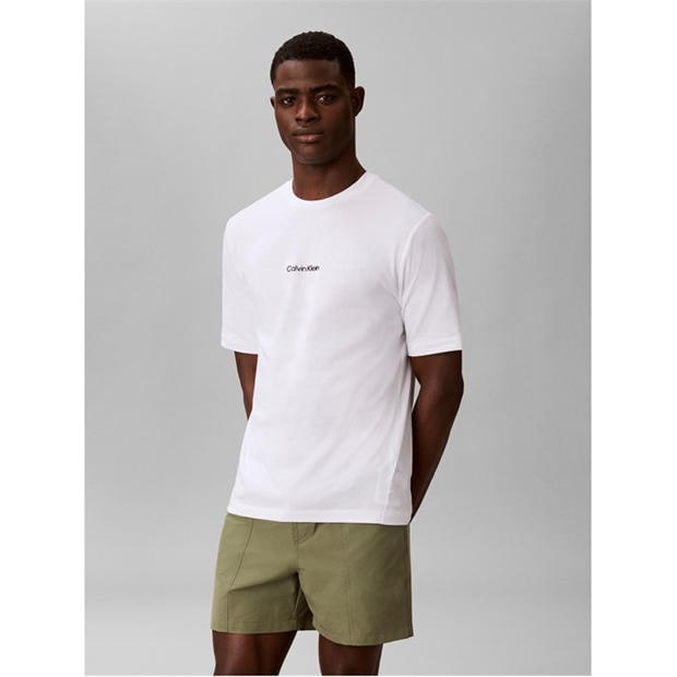 White - Calvin Klein - Men's Logo T-Shirt