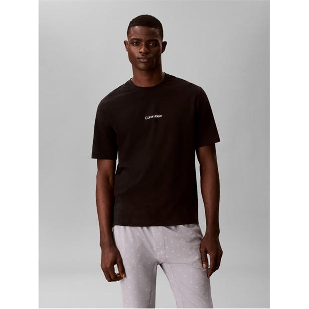 Black - Calvin Klein - Men's Logo T-Shirt