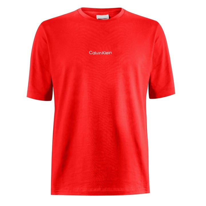 Calvin Klein Men's Red Logo T-Shirt in Size L, Sports Direct