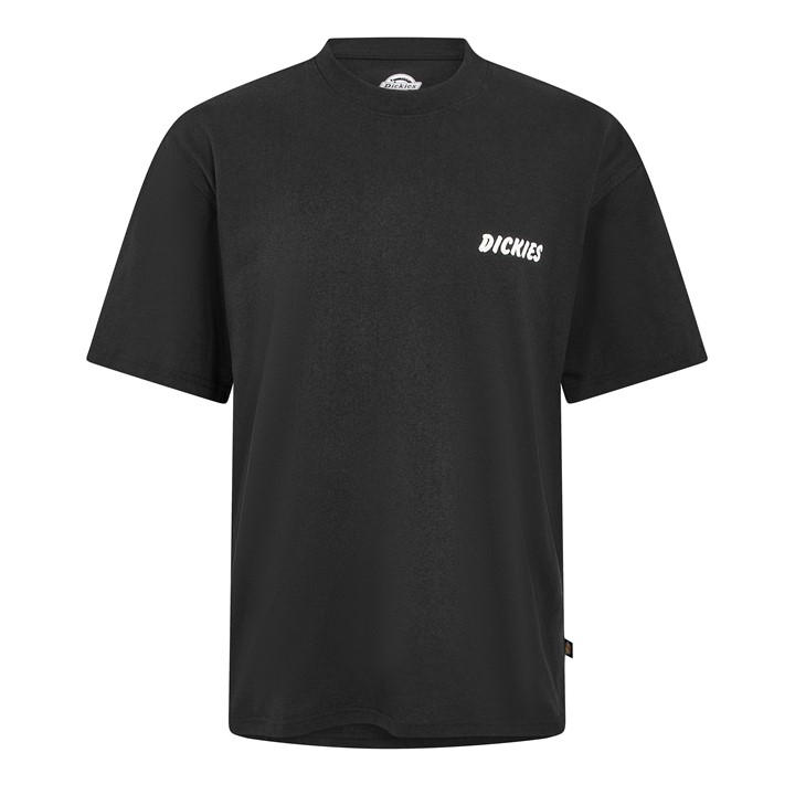 Dickies Men's Black T-Shirt in Size L, Sports Direct