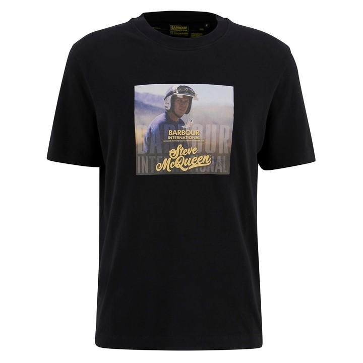 International  Men's  Walde Graphic T-Shirt, Football by Barbour  in Size XL, Sports Direct