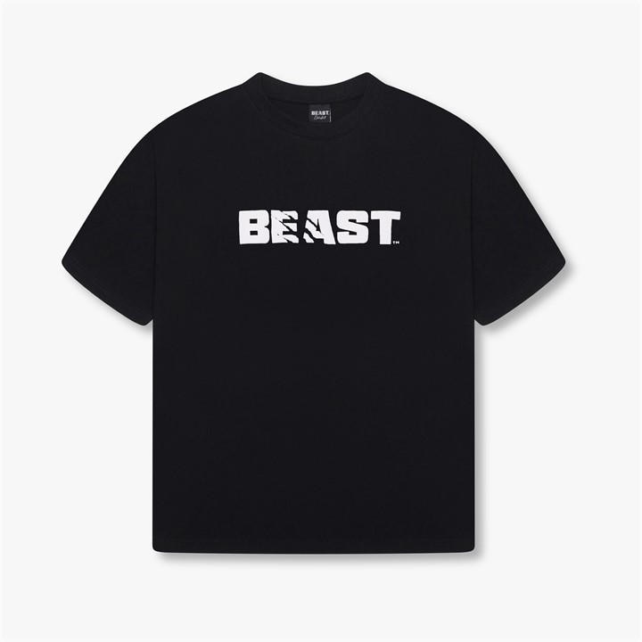 Beast Men's Black Core T-Shirt in Size L, Sports Direct