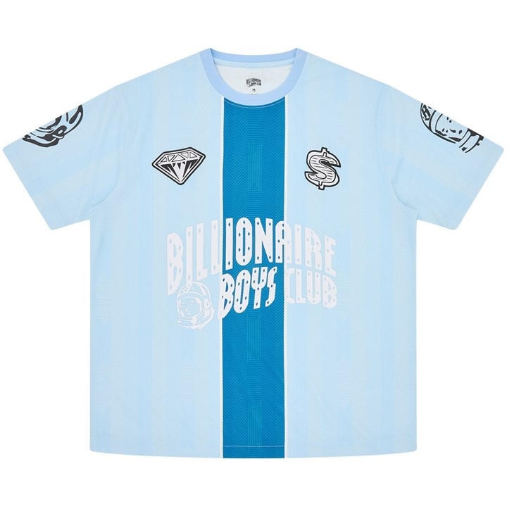 Billionaire Boys Club Men's Blue Arch Logo Footy Shirt in Size XL, Sports Direct