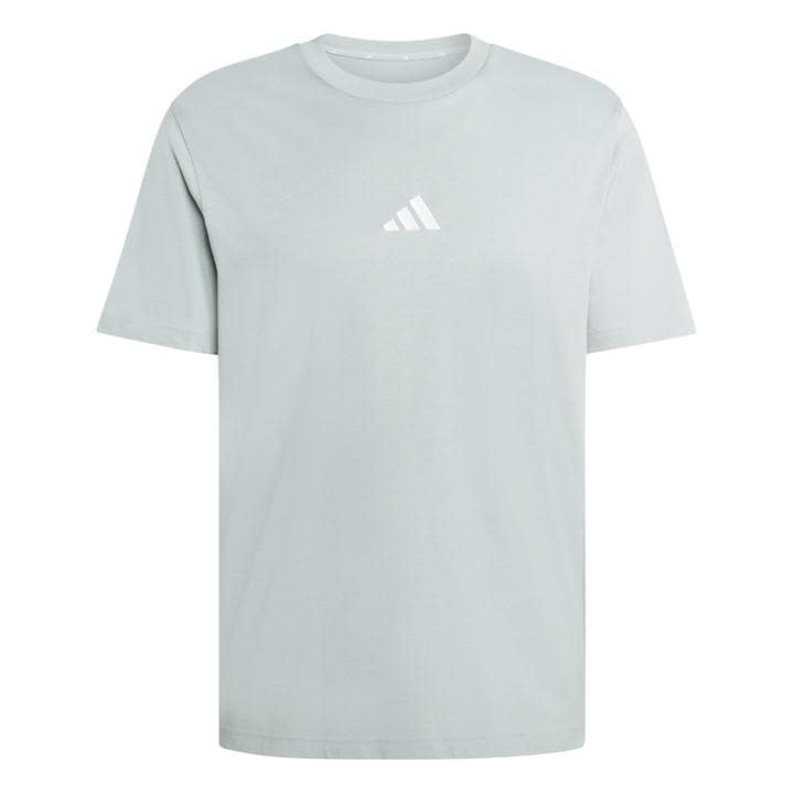 Adidas Men's Green Essentials Single Jersey Logo T-Shirt in Size L, Sports Direct