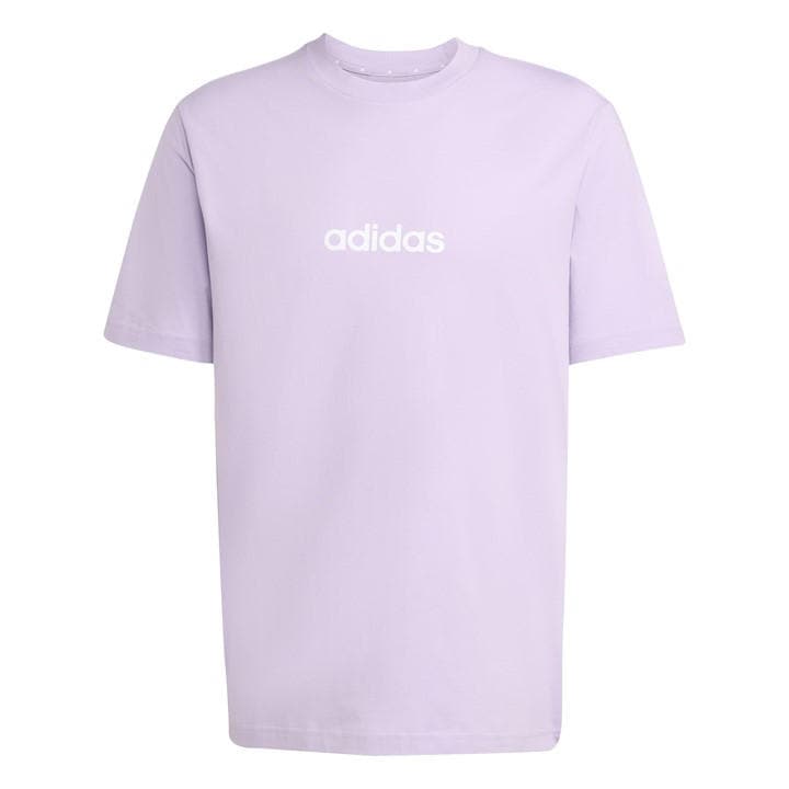 Adidas Men' Blue Essentials Single Jersey Logo T-Shirt in Size S, Sports Direct