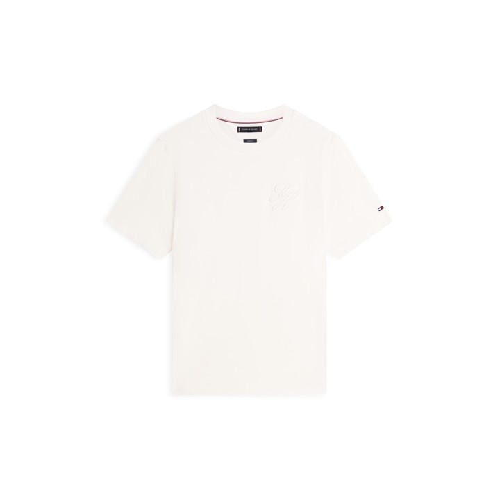 Tommy Hilfiger Men's Cream T-Shirt in Size 2XL, Sports Direct