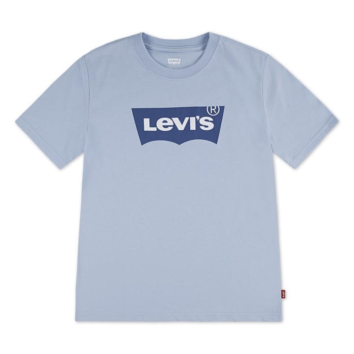 Levis Boys Blue Batwing Tee Jn62