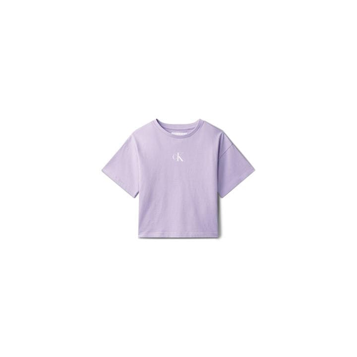 Calvin Klein Girls Purple Kids' T-Shirt in Size S, Sports Direct