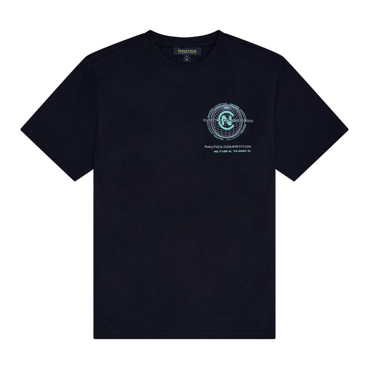 Nautica Men's Black T-Shirt in Size 2XL, Sports Direct