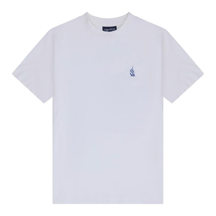 Nautica Men's White T-Shirt in Size 2XL, Sports Direct