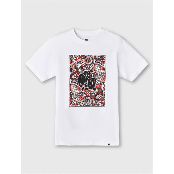 Pretty Green Men's White T-Shirt in Size L, Sports Direct