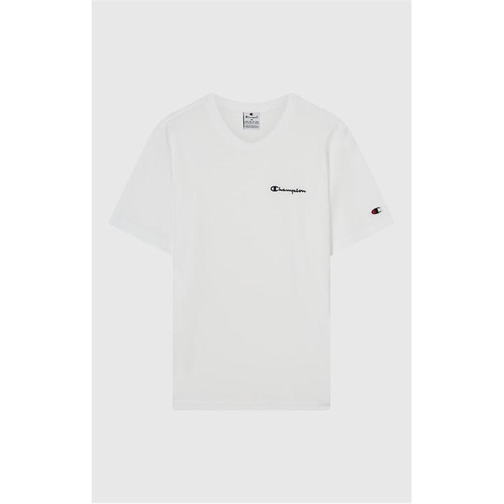 Champion Men's White Icons Crewneck T-Shirt in Size L, Sports Direct