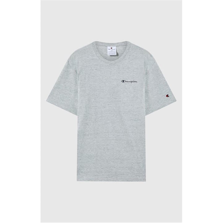 Champion Men' Grey Icons Crewneck T-Shirt in Size S, Sports Direct