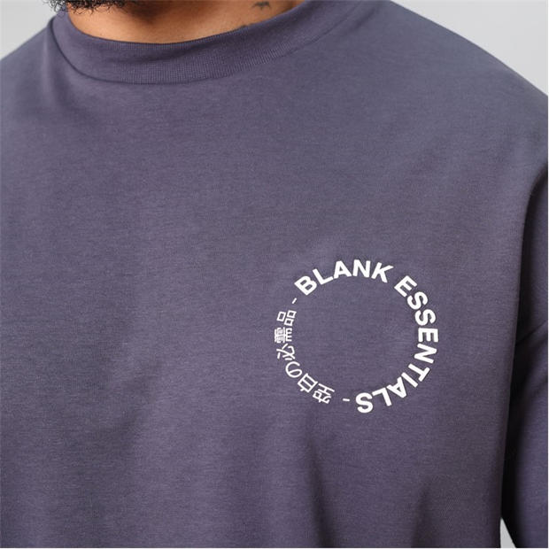 Thunder - Blank Essentials - Men's Circle Oversized T-Shirt