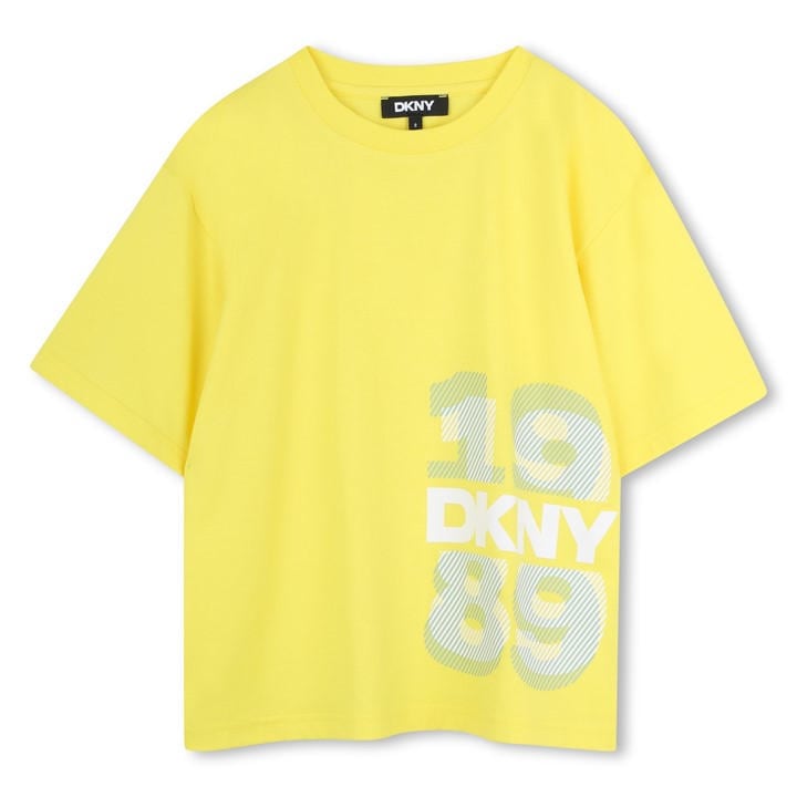Dkny  Kids Yellow ' T-Shirt in Size 8 - 9 Years, Sports Direct