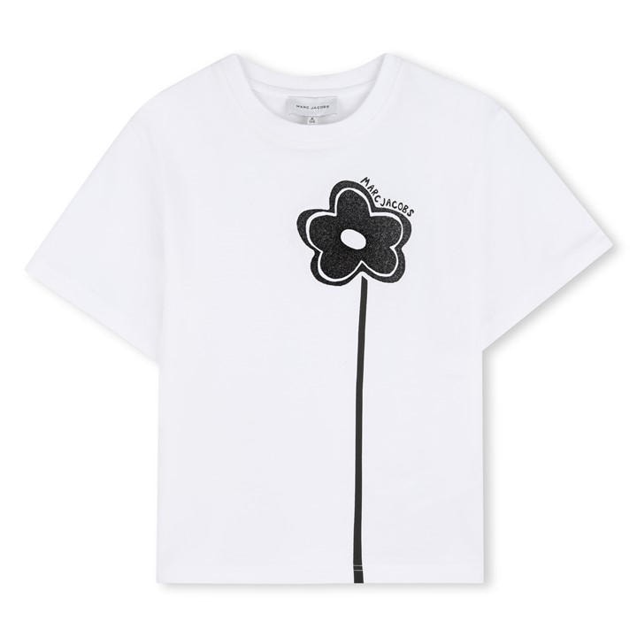 Marc Jacobs Girls White Kids' T-Shirt in Size 11 - 12 Years, Sports Direct
