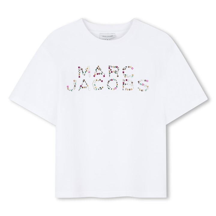 Marc Jacobs Girls White Kids' T-Shirt in Size 8 - 9 Years, Sports Direct