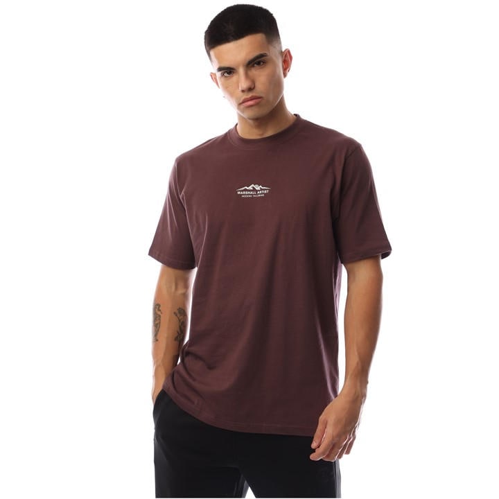 Marshall Artist Men's Purple Mountain Regular Fit T-Shirt in Size L, Sports Direct