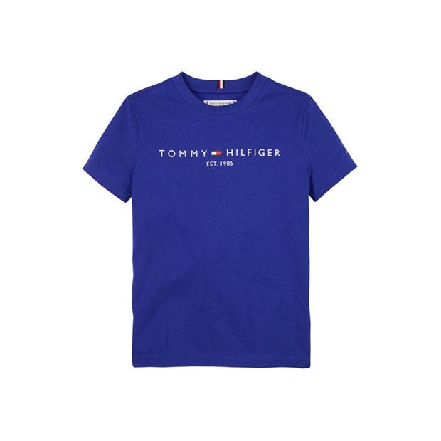 Клиново синьо - Tommy Hilfiger - Essential T Shirt Juniors