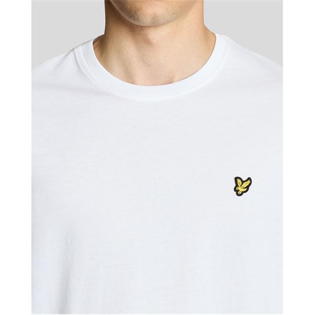 White - Lyle and Scott - Lyle & Scott Mens Small Eagle T-Shirt