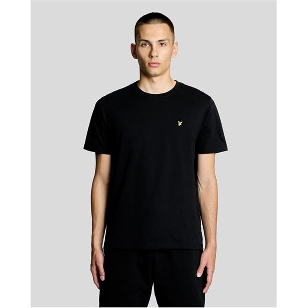 Jet Black - Lyle and Scott - Lyle & Scott Mens Small Eagle T-Shirt