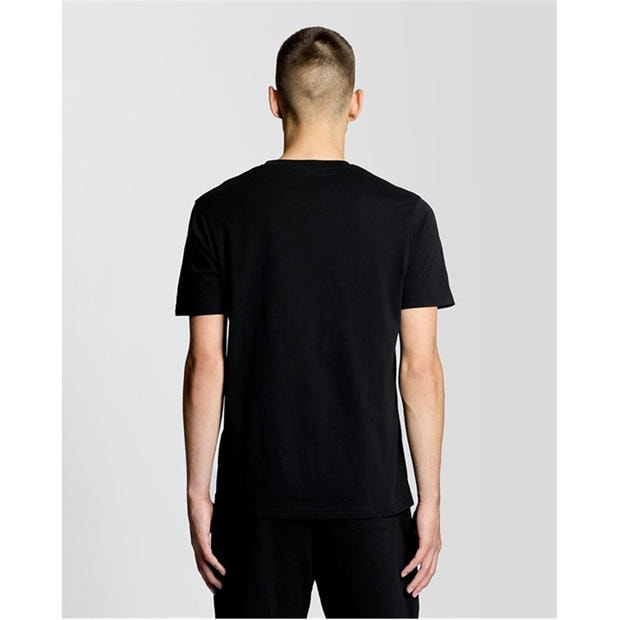 Jet Black - Lyle and Scott - Lyle & Scott Mens Small Eagle T-Shirt