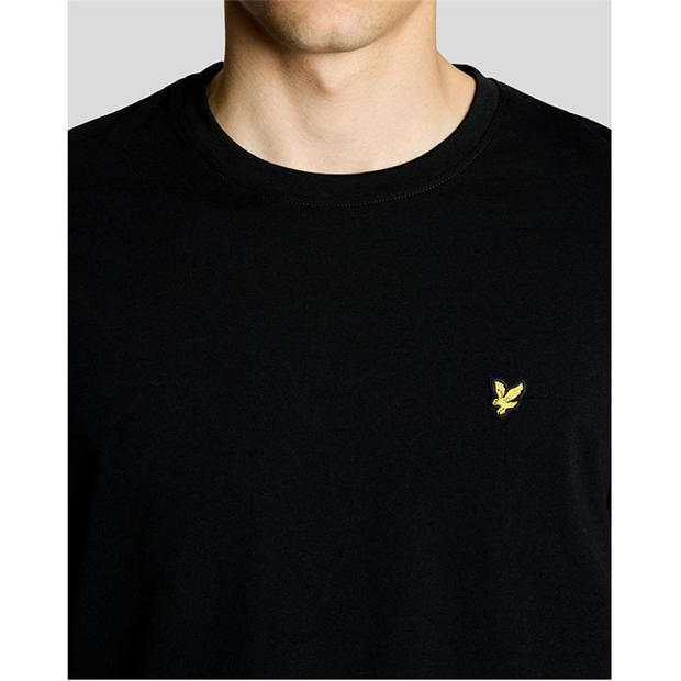 Jet Black - Lyle and Scott - Lyle & Scott Mens Small Eagle T-Shirt