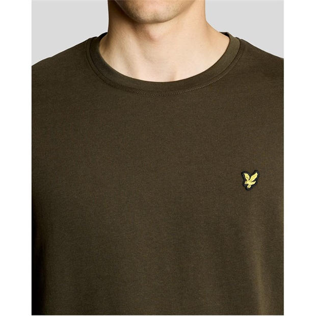 Olive - Lyle and Scott - Lyle & Scott Mens Small Eagle T-Shirt