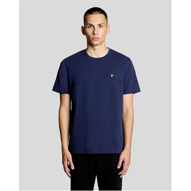 Navy - Lyle and Scott - Lyle & Scott Mens Small Eagle T-Shirt
