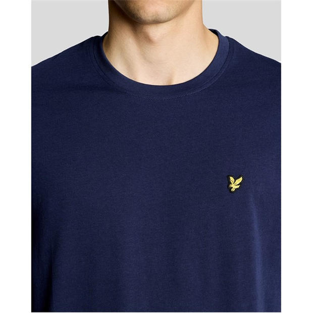 Navy - Lyle and Scott - Lyle & Scott Mens Small Eagle T-Shirt