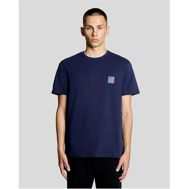 Navy - Lyle and Scott - Lyle & Scott Mens Back Graphic T-shirt