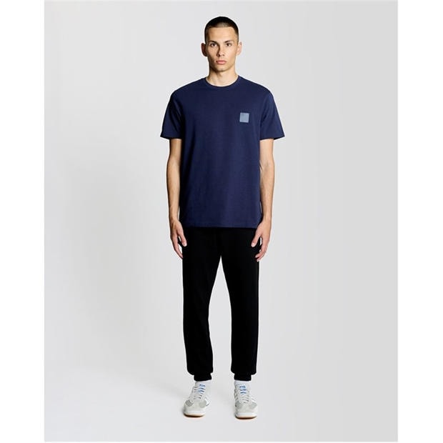 Navy - Lyle and Scott - Lyle & Scott Mens Back Graphic T-shirt