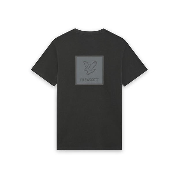 Gunmetal - Lyle and Scott - Lyle & Scott Mens Back Graphic T-shirt