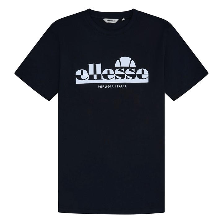 Ellesse Men's Black T-Shirt in Size L, Sports Direct