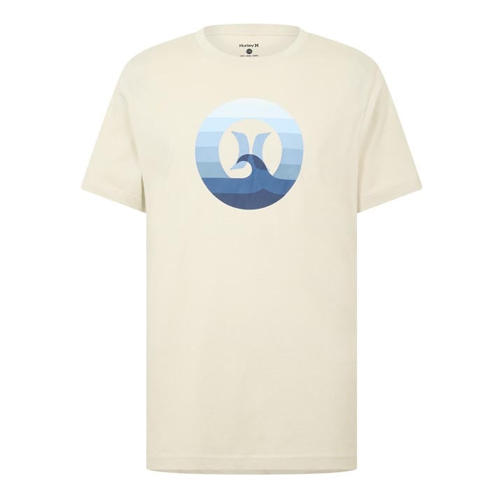 Hurley Men's Cream T-Shirt in Size M, Sports Direct
