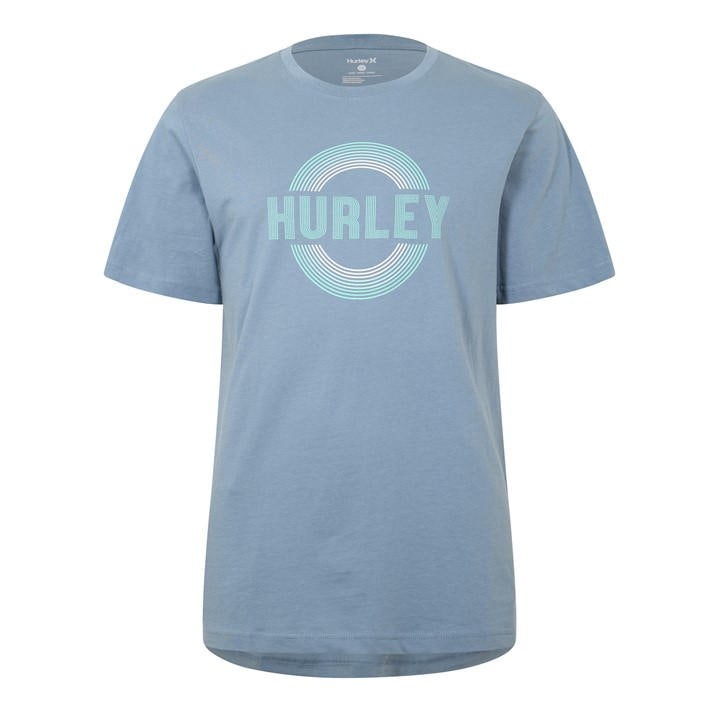 Hurley Men's Blue T-Shirt in Size XL, Sports Direct